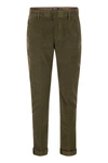 Dondup Men's Gaubert - Slim Milleraies Trousers In Green