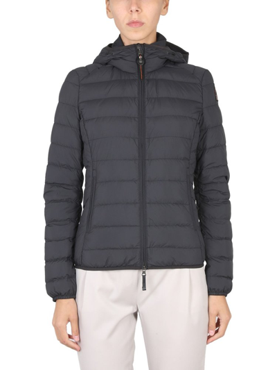 Parajumpers Hooden Down Jacket In Black