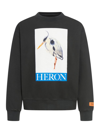 HERON PRESTON HERON PRESTON BIRD PAINTED CREWNECK SWEATSHIRT