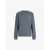 Allsaints Raven Sweatshirt In Beetle Blue