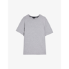 Ted Baker Tywinn Regular-fit Short-sleeve Cotton T-shirt In Grey-marl
