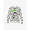 Jw Anderson Michael Clark Printed Sweatshirt In White Black