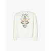 Casablanca Casa Way Embroidered Organic-cotton Sweatshirt In Casa Way