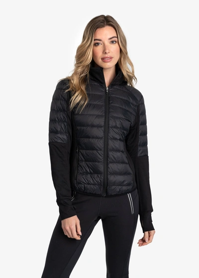 Lole Just Windproof Insulated Jacket In Black