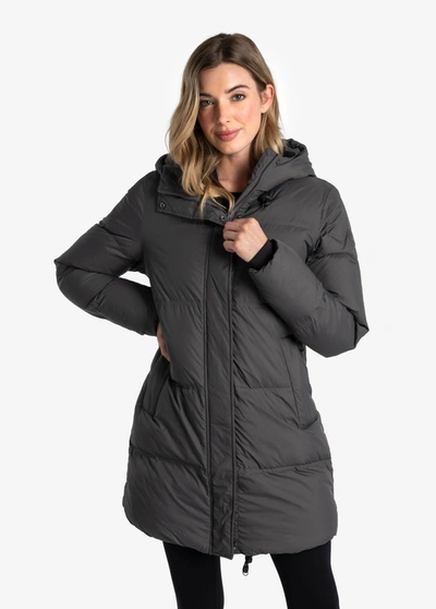 Lole The Classic Synth Down Jacket In Magnet