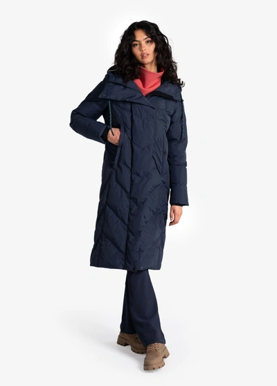 Lole City Chic Synth Winter Down Jacket In Outer Space