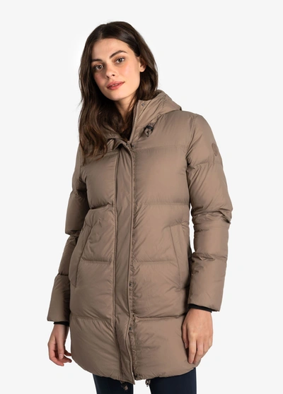 Lole The Classic Synth Down Jacket In Fossil