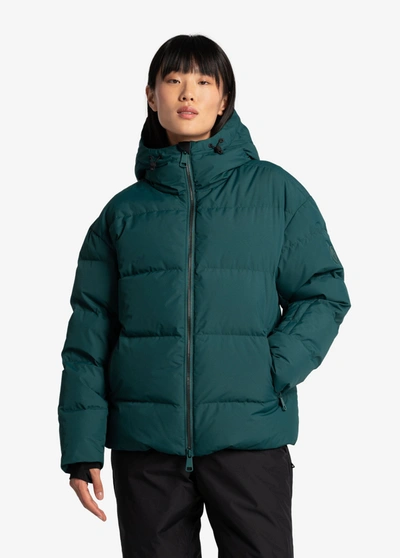 Lole Cypress Winter Down Jacket In Adriatic Green