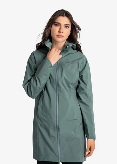 Lole Element Long Rain Jacket In Marlin Blue