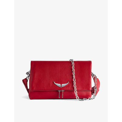 Zadig & Voltaire Zadig&voltaire Womens Power Rocky Grained-leather Cross-body Bag