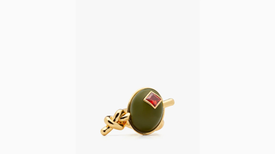 Kate Spade Shaken Or Stirred Statement Ring In Green