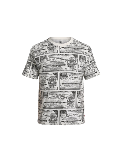 Levi's Graphic-print Cotton T-shirt In Weiss