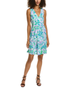 Lilly Pulitzer Lorina Tiered Sleeveless Cotton Dress In Purple