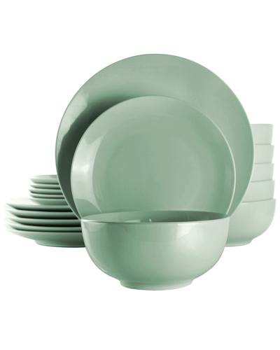 Elama Luna 18pc Porcelain Dinnerware Set