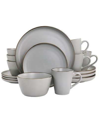 ELAMA ELAMA LOUIS 16PC STONEWARE DINNERWARE SET