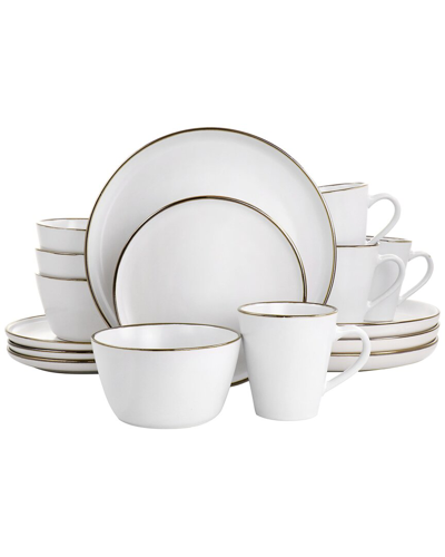 Elama Arthur 16pc Stoneware Dinnerware Set