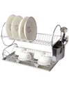 MEGACHEF MEGACHEF 17.5IN TWO-SHELF DISH RACK