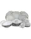 Elama Fleur De Lys 20-piece Dinnerware Set