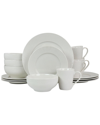 Elama Henryi 16pc Porcelain Dinnerware Set