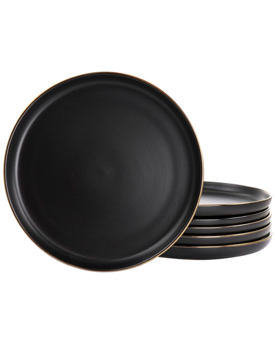 Elama Paul 6pc Stoneware Dinner Plate Set