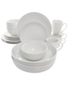 ELAMA ELAMA OWEN 18PC PORCELAIN DINNERWARE SET WITH 2 LARGE SERVING BOWLS