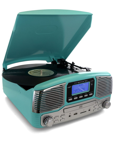 Trexonic Retro Wireless Bluetooth Record And Cd Player