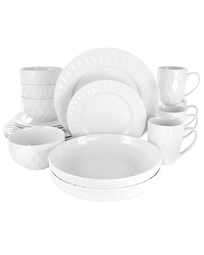 Elama Sienna 18pc Porcelain Dinnerware Set