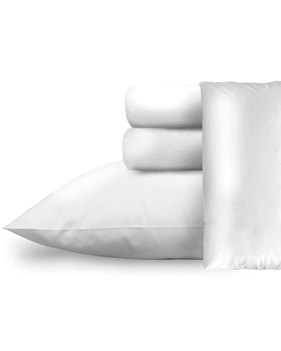 Dormisette Luxury German Flannel Hemstitch Sheet Set In White