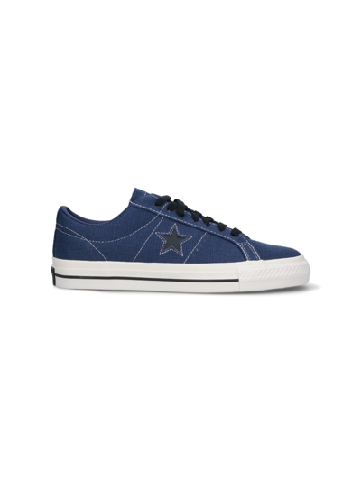 Converse Cons One Star Pro Trainers In Blue