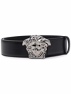 Versace Black Medusa Buckle Belt In ブラック