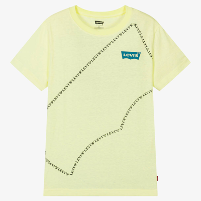 Levi's Teen Boys Lime Green Cotton Batwing T-shirt