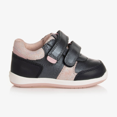 Mayoral Baby Girls Blue & Pink First Walker Trainers