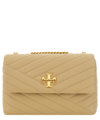 Tory Burch Kira Small Shoulder Bag In Beige