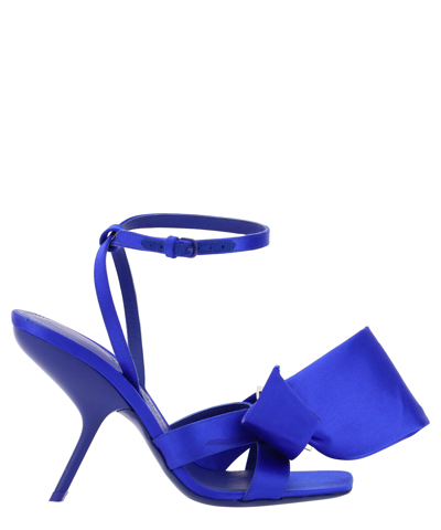 Ferragamo Helena X5 Sandal Shoes In Blu Elettrico