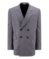 Alexander Mcqueen Wool Blazer With Pied-de-poule Motif In Purple