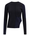 Mm6 Maison Margiela Mm6 By Maison Margiela Viscose And Cotton Sweater In Black