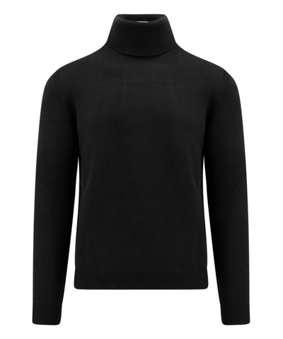 Roberto Cavalli Roll-neck Sweater In Black