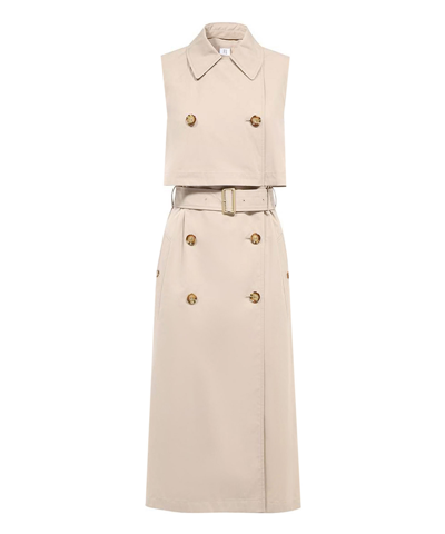 Burberry Trench Coat In Neutrals