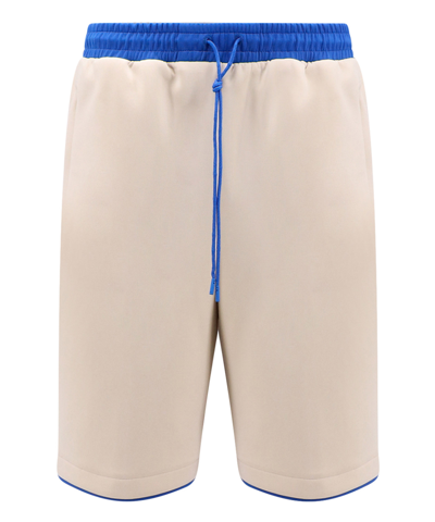 Gucci Web Drawstring Shorts In Cream