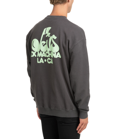 Deus Ex Machina Harmony Logo-print Sweatshirt In Grey