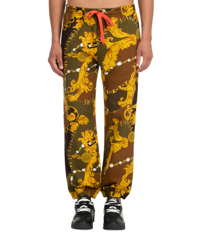 Versace Jeans Couture Sweatpants In Brown