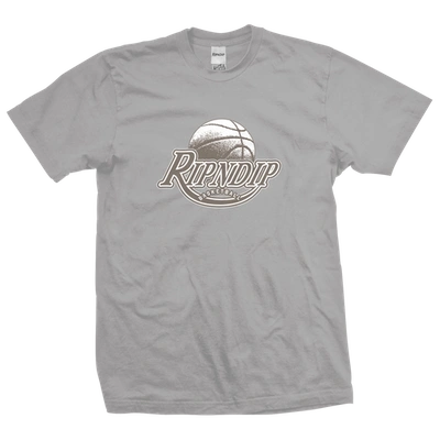 Ripndip Mens  Vintage Basketball T-shirt In Grey/grey