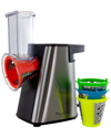 Megachef 4-in-1 Stainless Steel Electric Salad Maker