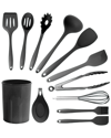 MEGACHEF MEGACHEF SET OF 12 SILICONE COOKING UTENSILS