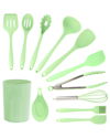 MEGACHEF MEGACHEF SET OF 12 SILICONE COOKING TOOLS