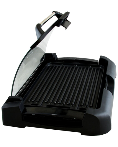 Megachef Reversible Indoor Grill & Griddle With Removable Glass Lid