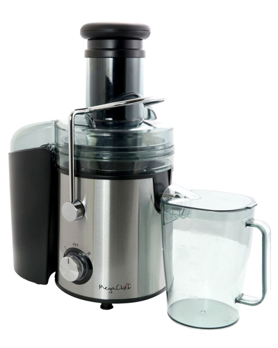 Megachef Wide Mouth Juice Extractor Machine In Silver