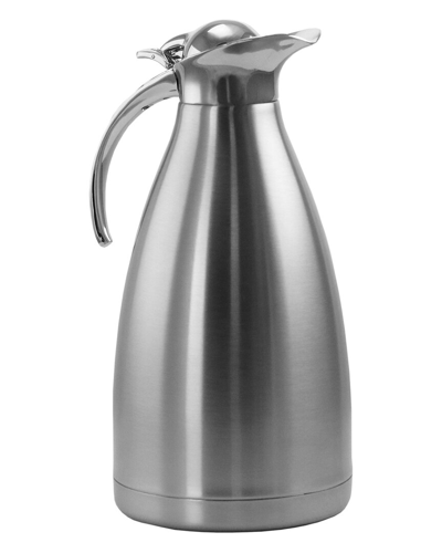 Megachef 2l Deluxe Stainless Steel Thermal Beverage Carafe In Silver