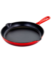 Megachef Round 10.25in Enameled Cast Iron Skillet