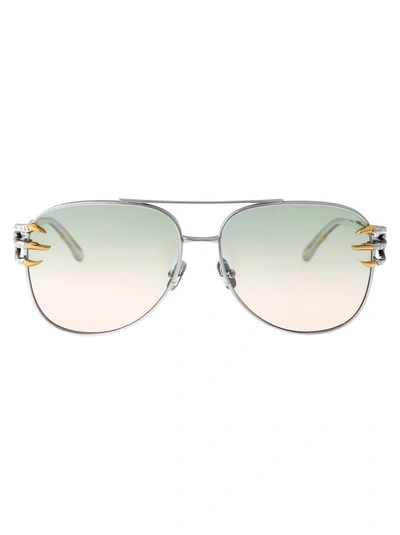 Anna-karin Karlsson Claw Voyage Sunglasses In White Gold Blush